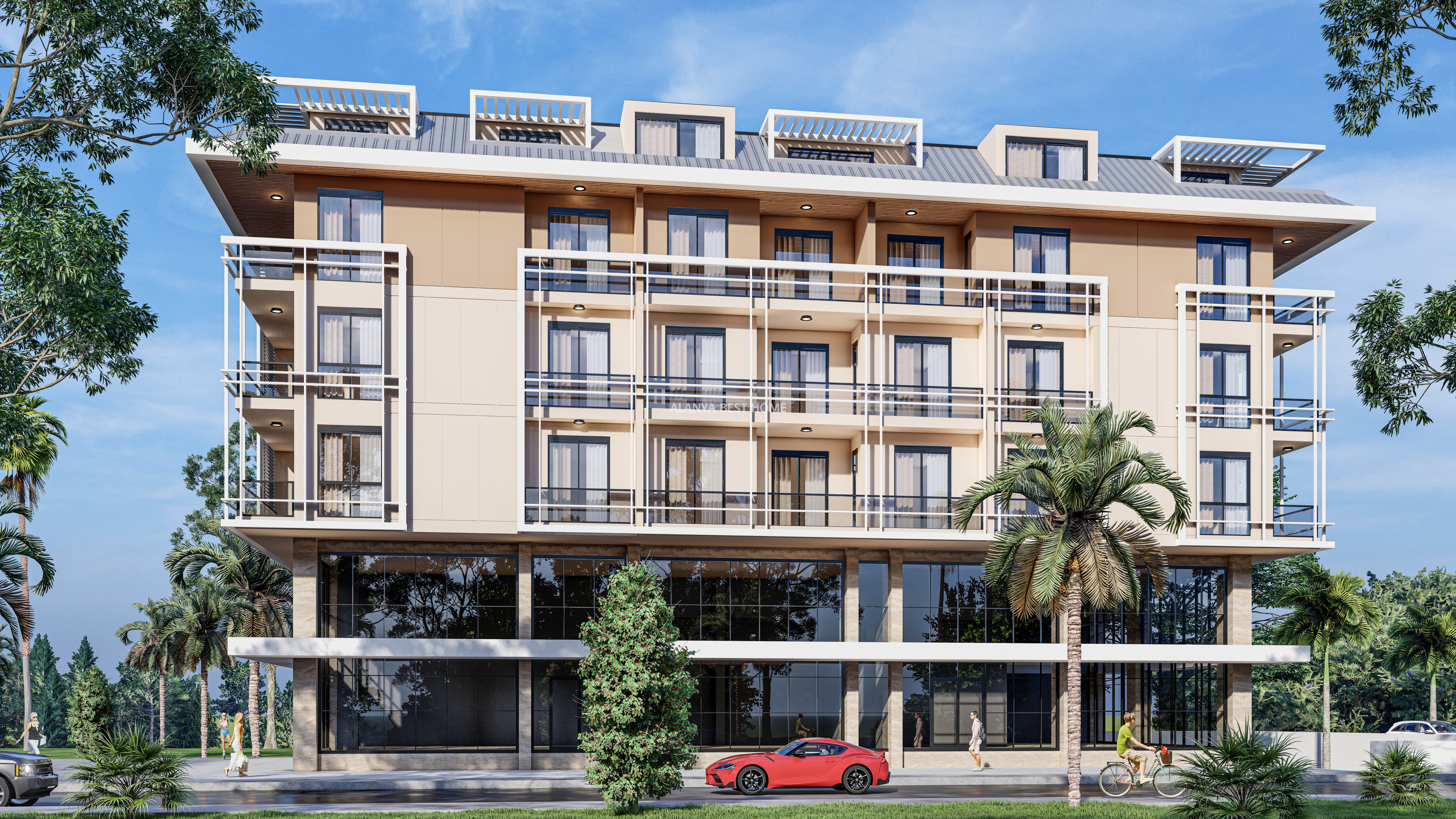 ALANYA MERKEZDE 2024 TESLİM DENİZE YAKIN PROJEDE YATIRIMLIK UYGUN SATILIK DAİRELER