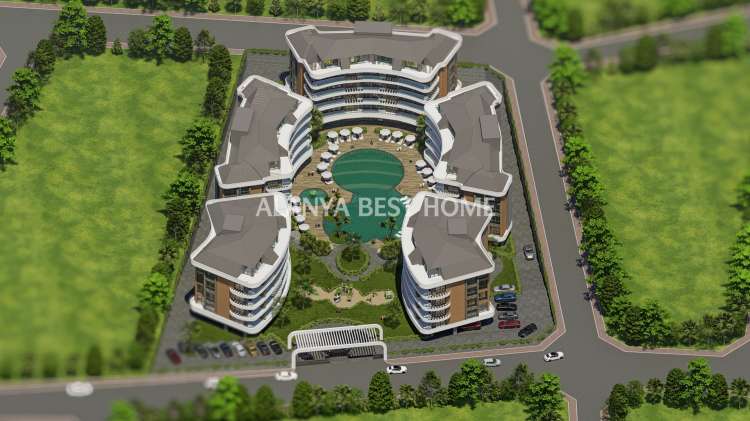 ALANYA OBA'DA İNŞAATI DEVAM ETMEKDE OLAN FULL AKTİVİTELİ PROJEDE SATILIK ULTRA LUKS DAİRELER
