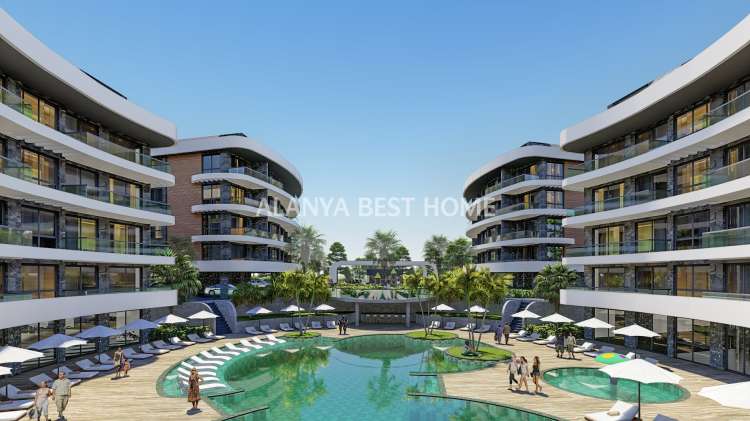 ALANYA OBA'DA İNŞAATI DEVAM ETMEKDE OLAN FULL AKTİVİTELİ PROJEDE SATILIK ULTRA LUKS DAİRELER