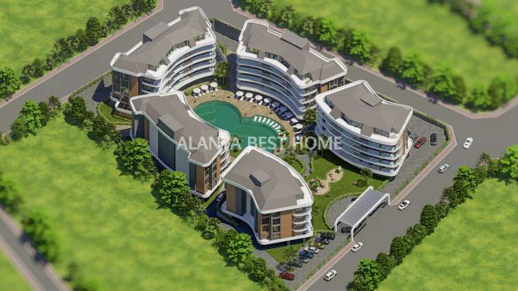 ALANYA OBA'DA İNŞAATI DEVAM ETMEKDE OLAN FULL AKTİVİTELİ PROJEDE SATILIK ULTRA LUKS DAİRELER