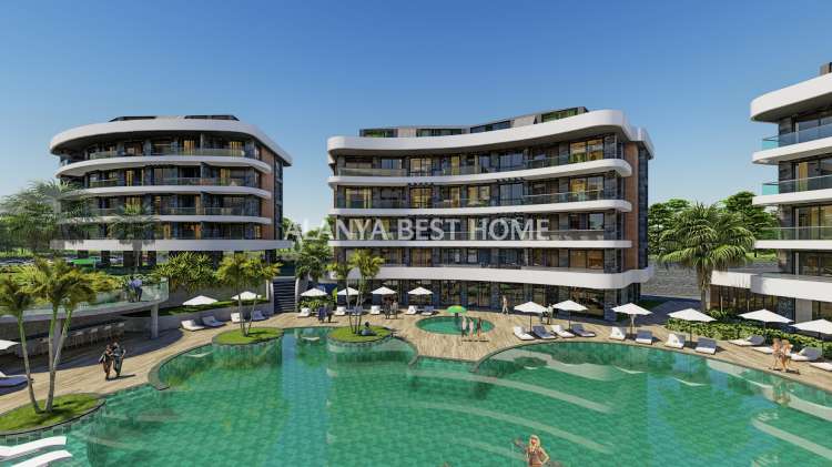 ALANYA OBA'DA İNŞAATI DEVAM ETMEKDE OLAN FULL AKTİVİTELİ PROJEDE SATILIK ULTRA LUKS DAİRELER