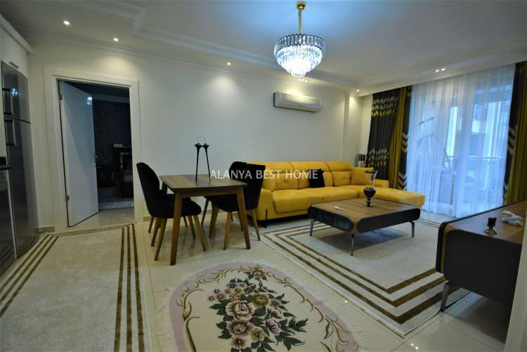 KESTEL'DE DENİZE 100 MT MESAFEDE AKTİVİTELİ SİTE İÇERİSİNDE 2+1 EŞYALI DAİRE